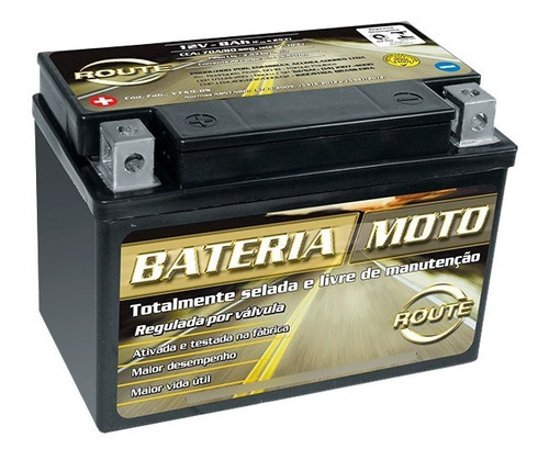 Bateria Route Moto Suzuki Bandit 650  Até 2012