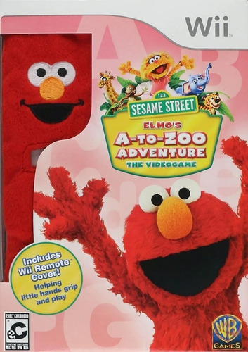 Vídeo de aventura de Elmos A To Zoo Juego Wii