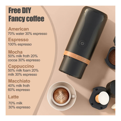 Máquina De Café Portátil Para Carro Expresso Maker Máquina