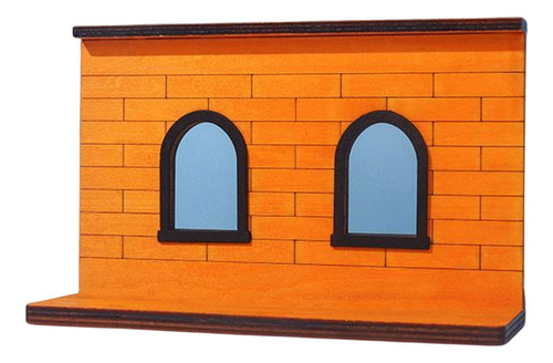 Mini Tablero De Fondo De Casa De Muñecas, Paisaje De Juego