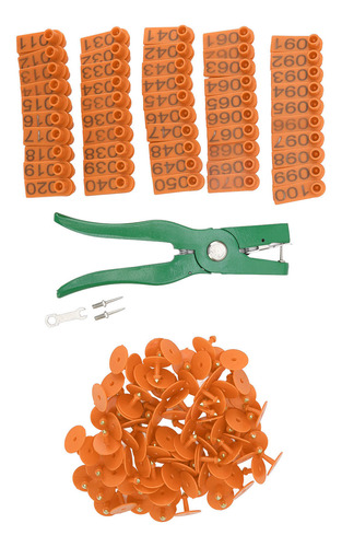 Pinza De Etiquetado De Orejas Numerada Para Etiquetado Ergon