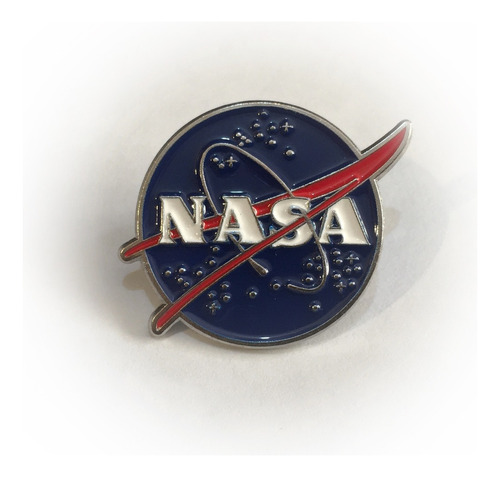 Pin Nasa Logo Broche Metal Insignia Calidad Prendedor