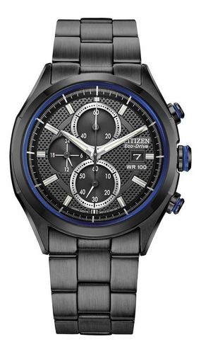 Citizen Drive Black Ip Chronograph Ca0438-52e 