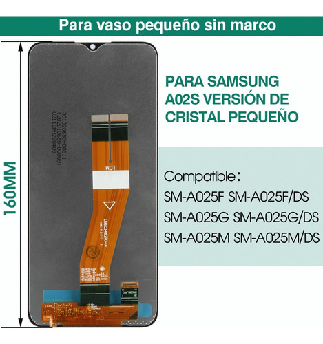 Substituição De Tela Lcd Para Samsung Galaxy A02s A025