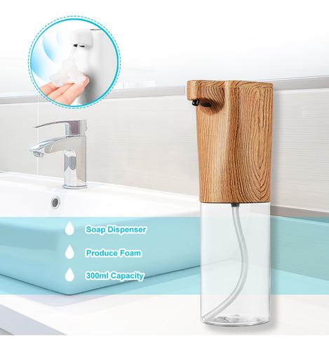Dispensador Automático De Jabón Espumoso De 300 Ml Para Uso
