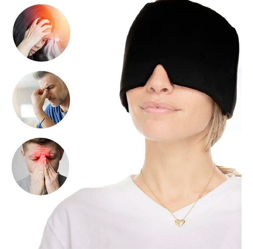 Gorro De Gel Alivio Dolor De Cabeza Migraña Ojos Frio Calor