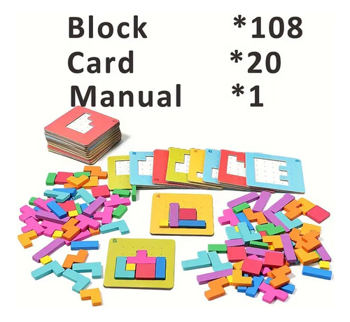 Rompecabezas Educativo De Lógica Y Geometria Juego Didactico