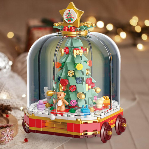Bloques De Construcción Navideños, Kit Árbol De Navidad
