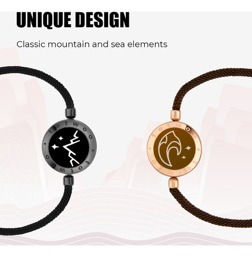 Pulseras Táctiles Totwoo Mountain&sea De Larga Distancia Mil