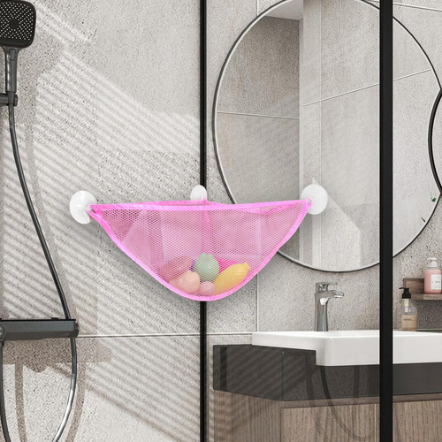 Soporte De Malla Para Juguetes De Baño, Cesta Para Rosa