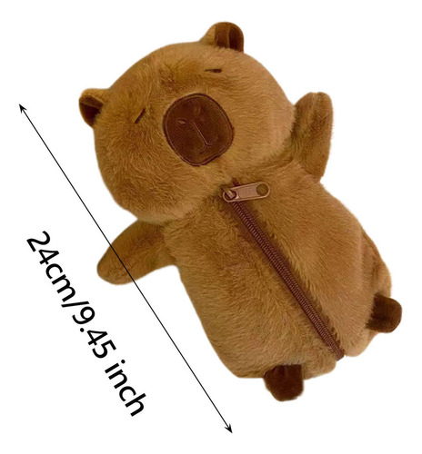 Estuche Para Lápices De Peluche De Capibara, Bolsa