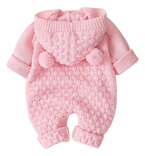 Mono Para Niños Y Niñas Recién Nacidos Con Capucha Y Orejas