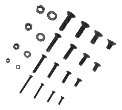 Tornillos De Cabeza Plana, 120 Unidades, Surtido De Arandela