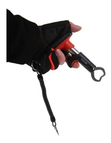 Imagem 5 de 6 de Alicate Pega Peixe C/ Garras De Inox E Balança Digital 25 Kg