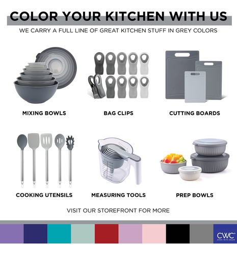 Set De Cuencos Prep Bowls Cook With Color Deep Para Mezclar