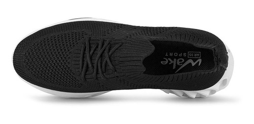Imagen 5 de 8 de Zapatillas Wake Sport Wkc099 Negro Mujer