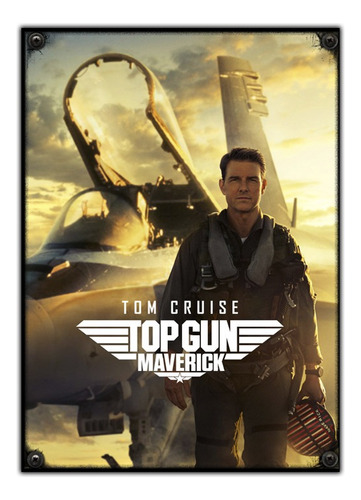 #987 - Cuadro Decorativo Top Gun Tom Cruise Maverick Poster