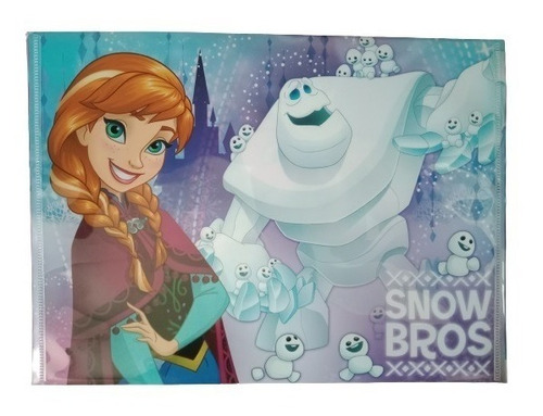 Sobre Portadocumentos 100% Polipropileno Elsa Y Anna Frozen