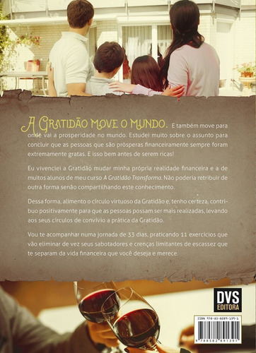 A Gratidão Transforma A Sua Vida Financeira, De Luz, Marcia. Editora Dvs Editora, Capa Mole, Edição 1ª Edição - 2016 Em Português