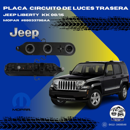 Placa De Luces Traseras, Stop Jeep Cherokee Kk 2008-2015