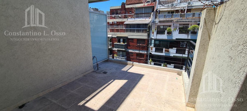 Imagen 6 de 7 de Departamento Monoambiente Sexto Piso Con Balcon Aterrazado - Caballito