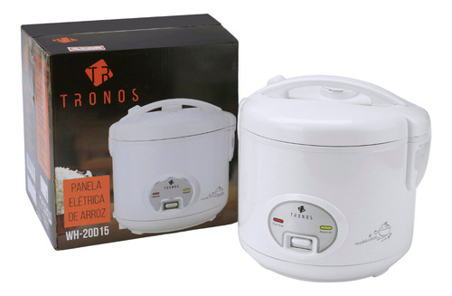 Panela De Arroz Elétrica Wh20d15 Tronos 1l 5 Xícaras 127v Cor Branco 220v
