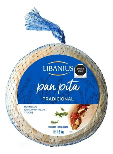 Pan Pita Tradicional 1.6 Kg
