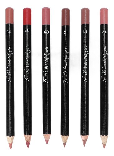 6pcs Lip Lip Liner Profesional Imploude Matte Matte Lip