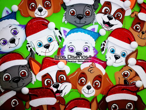 Navidad Adorno Paw Patrol Bambalina Árbol Luces Niños