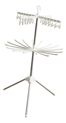 Tendedero Plegable Para Ropa, De Dos Capas, Compacto, Para