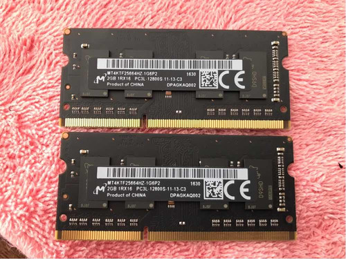 4 Ram Mac Book Pro 1600 Mhz Ddr3v 2x2