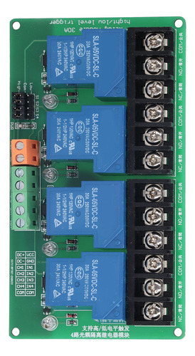 Módulo De Controle Automático Plc Relé 4 Canais 30a High Low