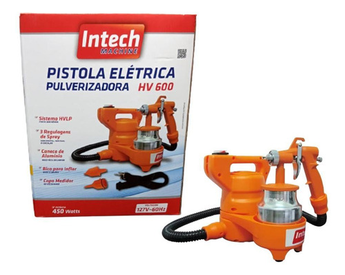 Pistola Elétrica Pulverizadora Hv600 - Intech