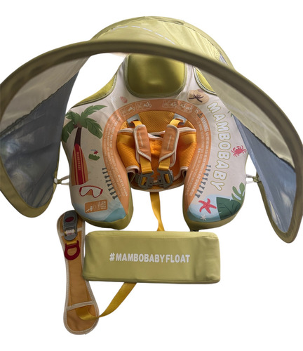 Flotador Mamboo Baby Para Niños De 3 A 24 Meses (6 A 18kg) Verde Claro