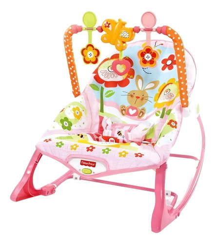 Silla mecedora para bebé Fisher-Price Y4544 conejo rosa