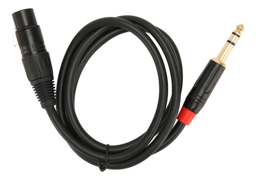 Cable Xlr Hembra A Trs De 3 Pines, Xlr A Trs Audio De 6,35 M
