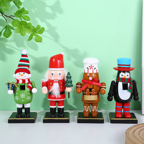 Adorno Navideño Gordo De 16 Cm, Diseño De Marioneta Con Form
