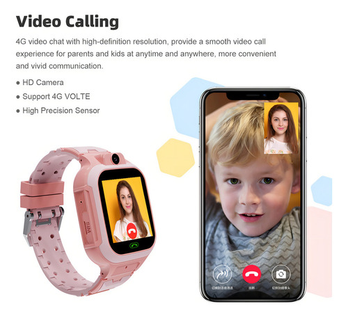 Para Reloj Inteligente Lt37 4g Gps Wifi Para Llamadas Para Niños