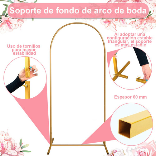 Mamparas Eventos Decoraciones Herreria Fiesta Cumpleaño 3pcs