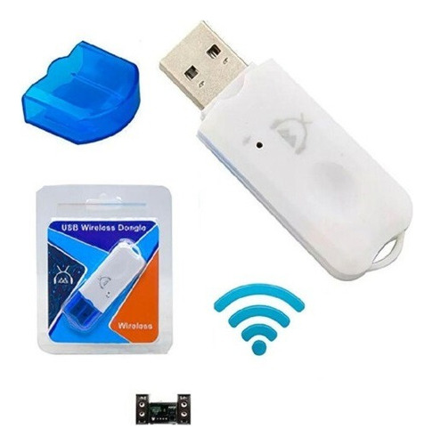 Receptor Usb Bluetooth Dongle Adaptador Bocinas Autoestéreos