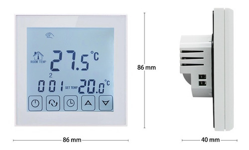 Termostato Losa Radiante 220v Programable Digital