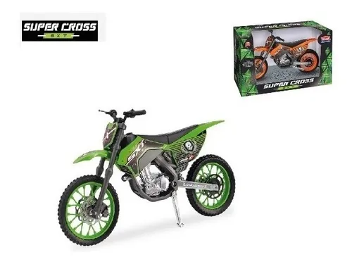 Moto Super Cross Sxt Pneus De Borracha E Suspensão Laranja