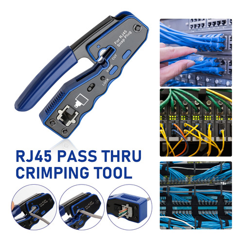 Herramienta Para Crimpado Rj45 Cables De Red Cat5 Cat6