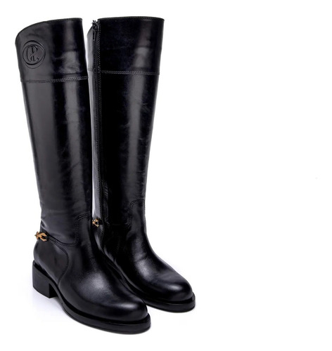Botas Ema Saverio Di Ricci 25ib7290 Cuero Negro