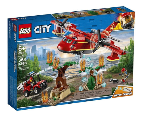 Set Lego City Avión Bomberos Equipo Rescate 363 Piezas 363