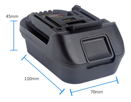 2 Adaptadores Convertidores De Batería Dm18m Para Milwauke M