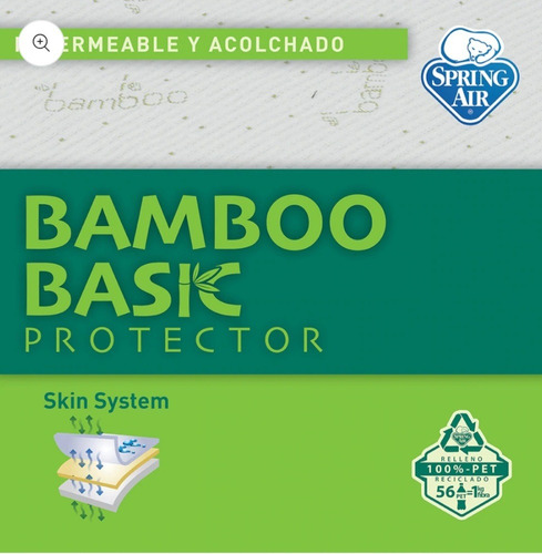 Protector Cubre Colchón Spring Air Impermeable King Size