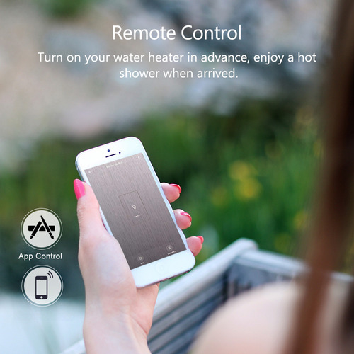 Interruptor Táctil Wifi De Alta Potencia Tuya Smart Eu 20a C