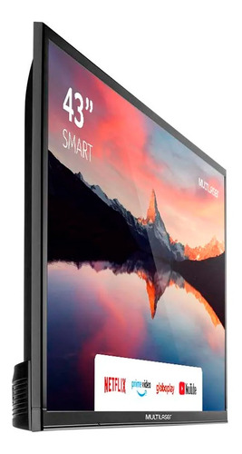 Smart Tv Led 43 Full Hd Multilaser Tl012 3 Hdmi 2 Usb Wifi