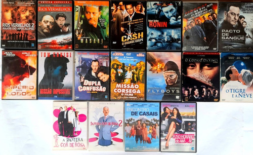 Dvd Colecao Jean Reno - Filmes - Original (Usado)